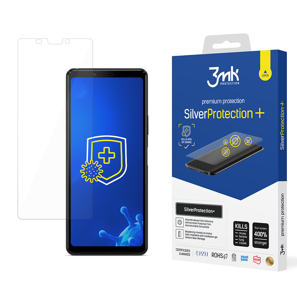 3MK Antymikrobowa Folia ochronnna Silver Protection+ Sony Xperia 10 II 5903108302517