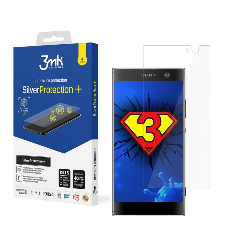 Antymikrobowa folia ochronna do Sony Xperia XA2 - 3mk SilverProtection+