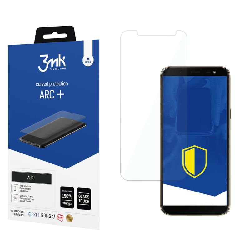 Folia na zaokrąglony ekran do Samsung Galaxy J6 2018 - 3mk ARC+