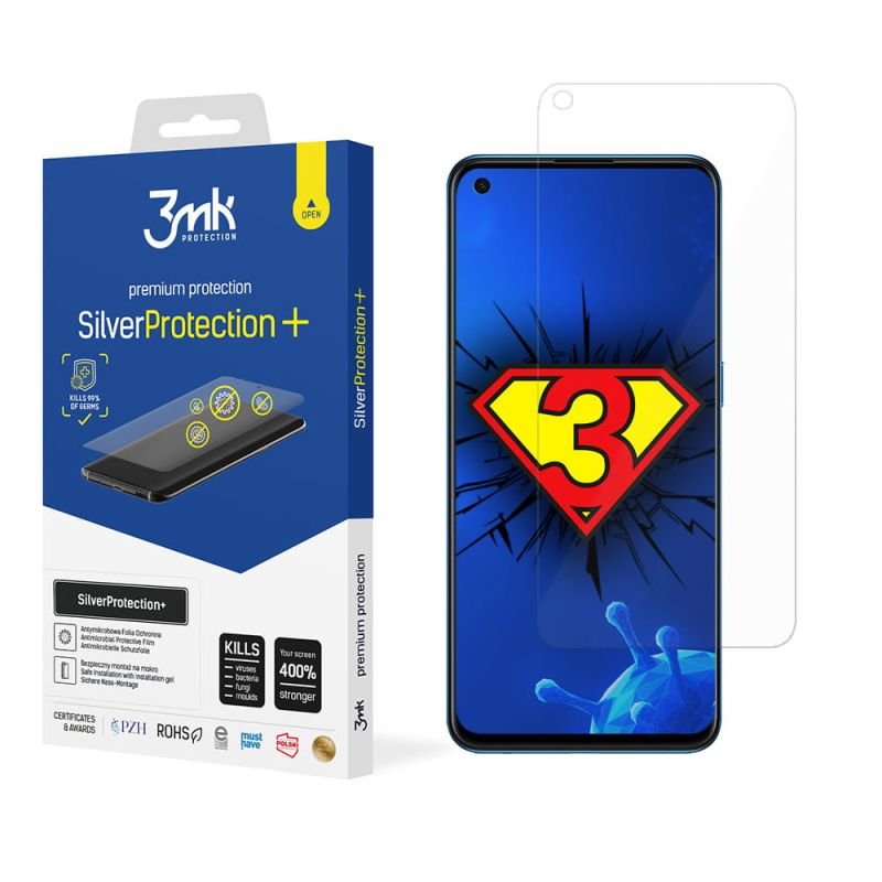 Antymikrobowa folia ochronna do Oppo Reno 5 Z - 3mk SilverProtection+