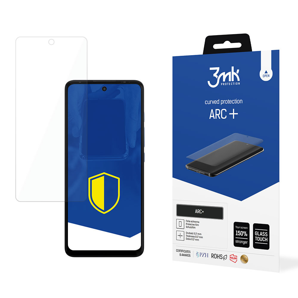 Folia na zaokrąglony ekran do Motorola Moto G60 - 3mk ARC+