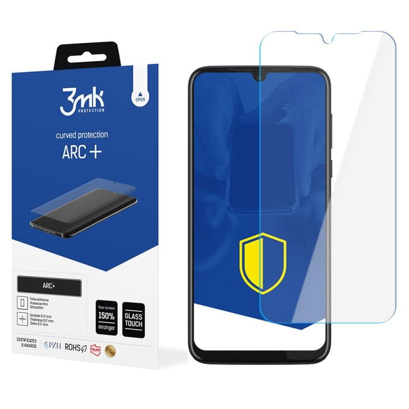 Folia na zaokrąglony ekran do Motorola One Vision Plus - 3mk ARC+