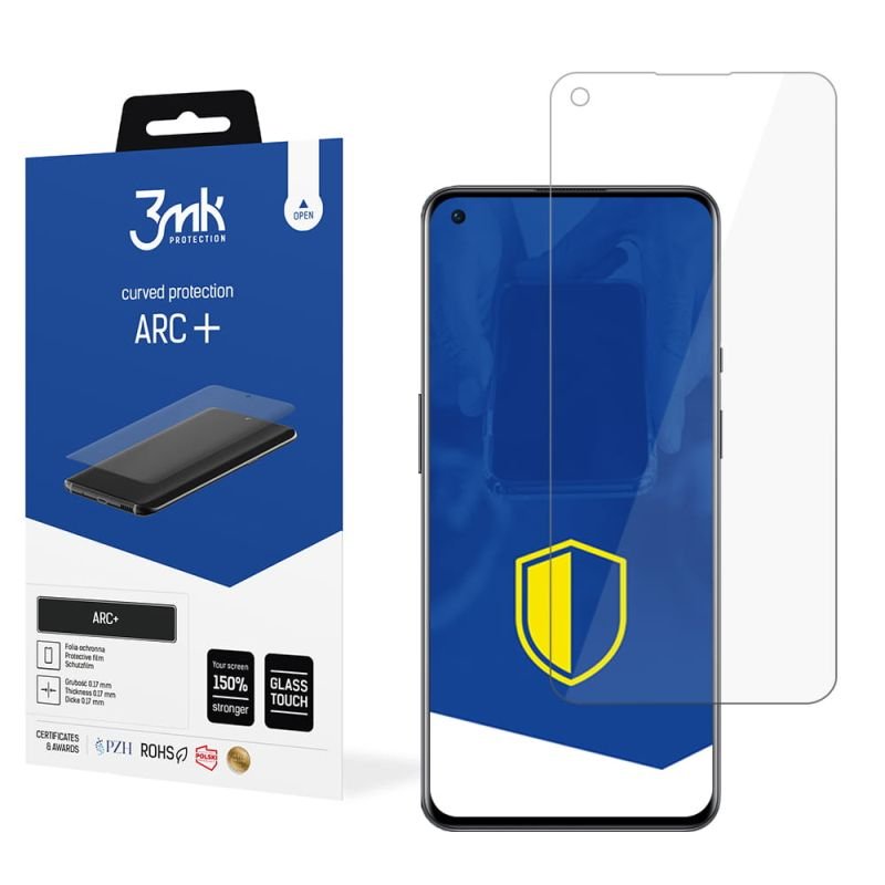 Folia na zaokrąglony ekran do OnePlus 9R 5G - 3mk ARC+