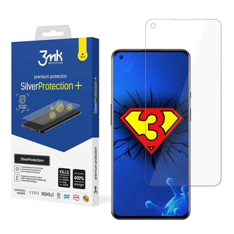 Antymikrobowa folia ochronna do OnePlus 9R 5G - 3mk SilverProtection+