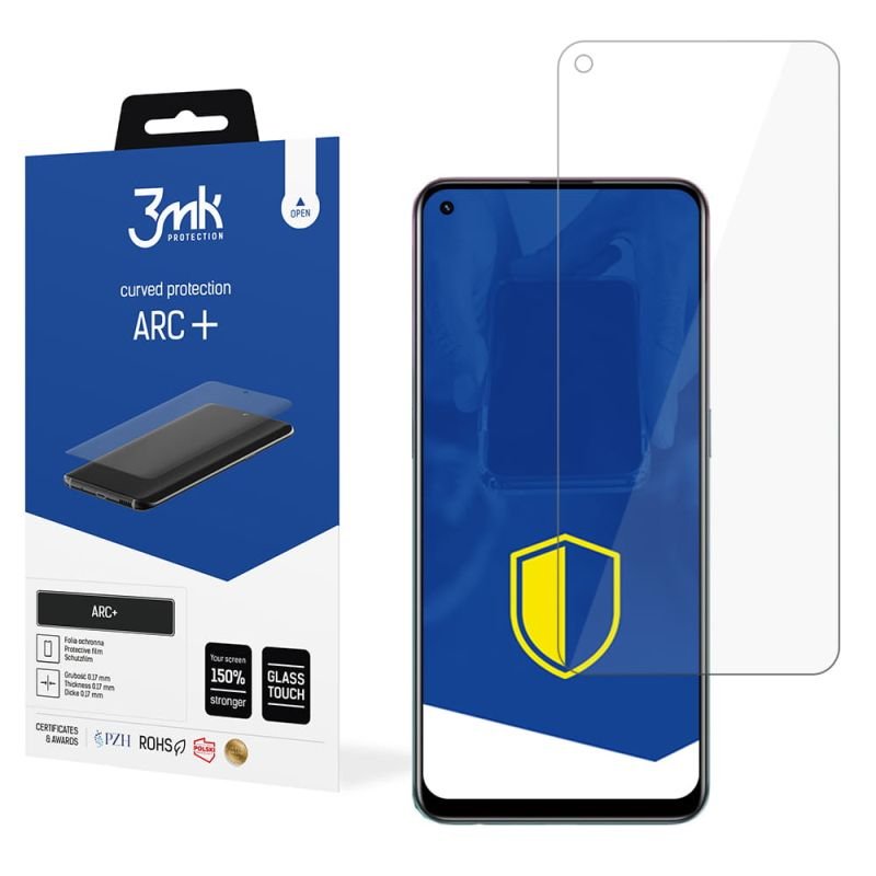 Folia na zaokrąglony ekran do Oppo Reno 5 F - 3mk ARC+