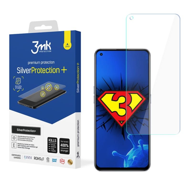 Antymikrobowa folia ochronna do Realme X7 Max 5G - 3mk SilverProtection+