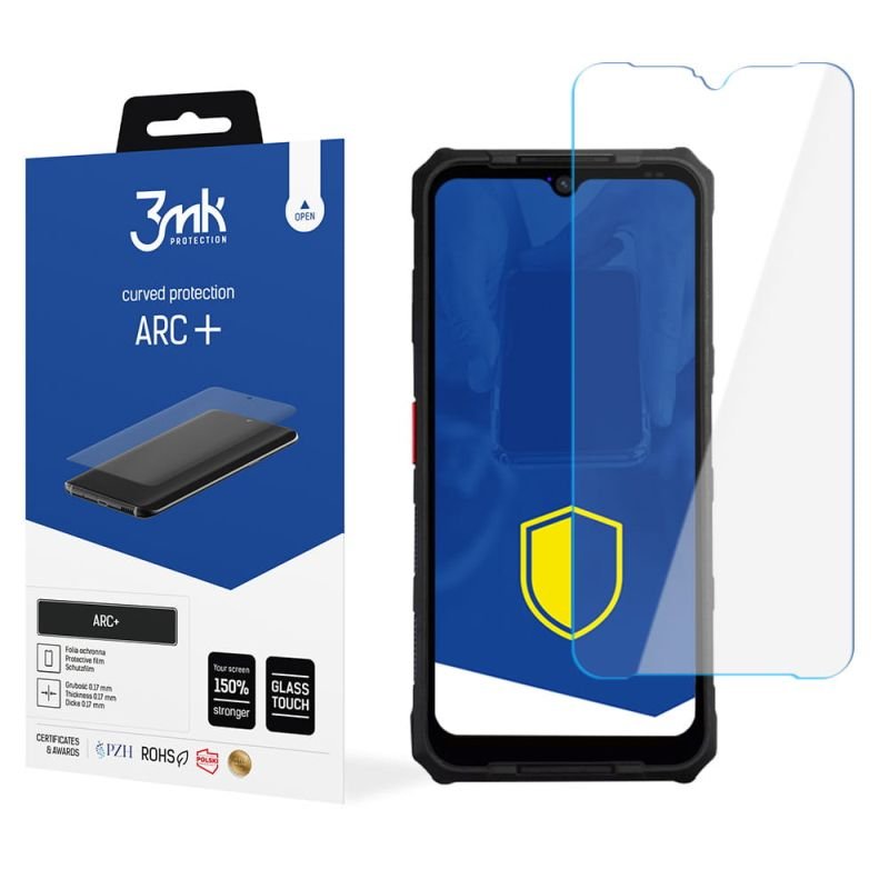 Folia na zaokrąglony ekran do Evolveo Strongphone G9 - 3mk ARC+