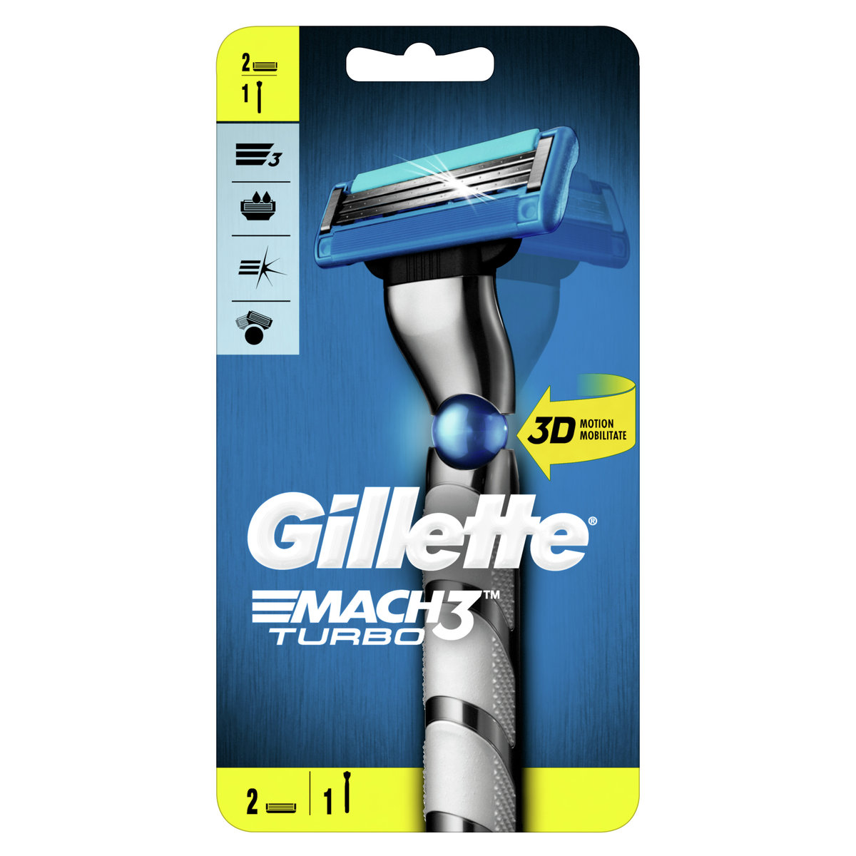 Gillette Maszynka Mach 3 Turbo 3D Motion