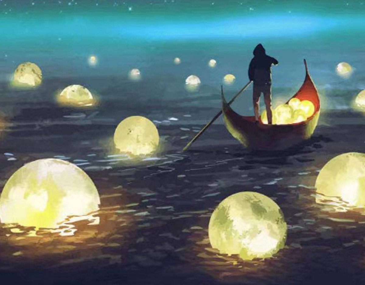 Haft Diamentowy Magiczna Noc 45x55 K