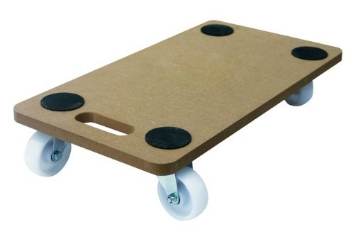 Platforma na kółkach 290x580mm Kółko PP DM 75mm, TK 250kg AHS GMBH