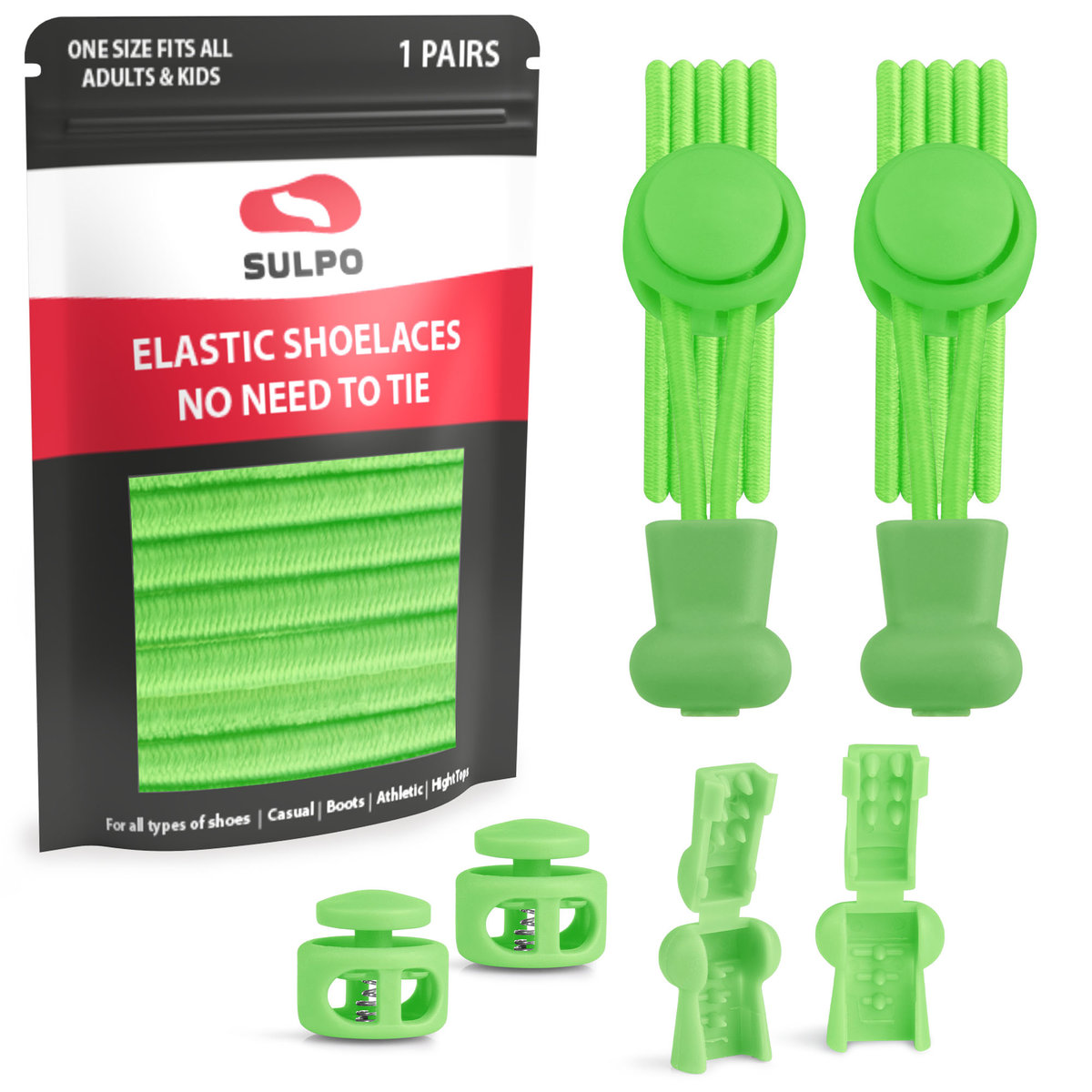 Sznurowadła do butów wygodne na zacisk elastyczne