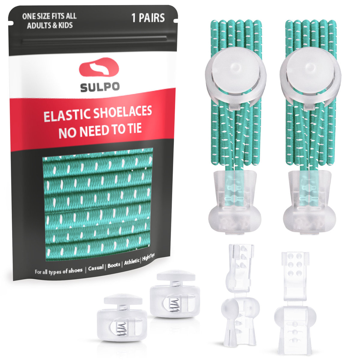 Sznurówki bez wiązania elastyczne trekkingowe