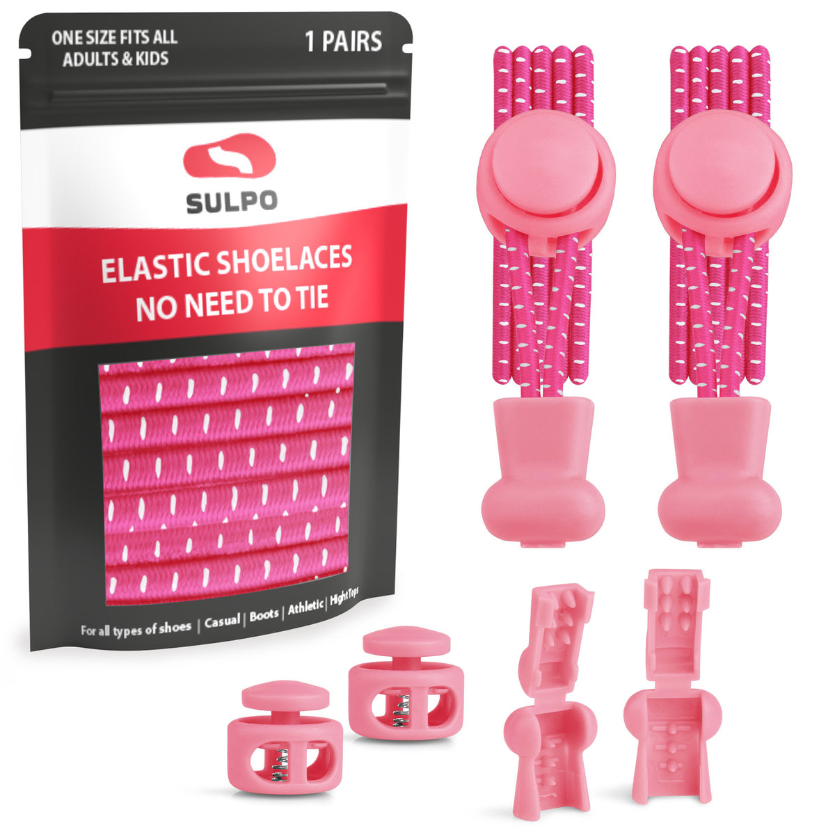 Sznurówki sznurowadła bez wiązania do butów sport