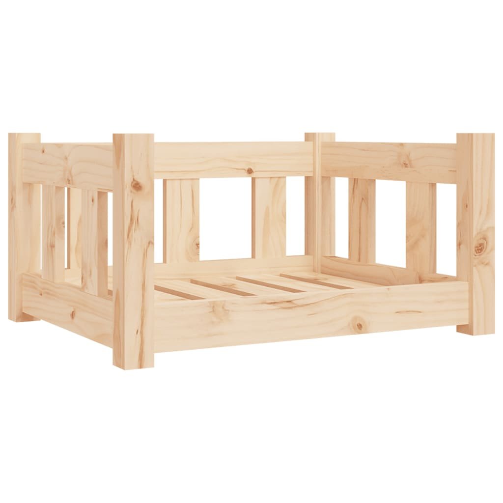 Legowisko dla psa, 55,5x45,5x28 cm, lite drewno so