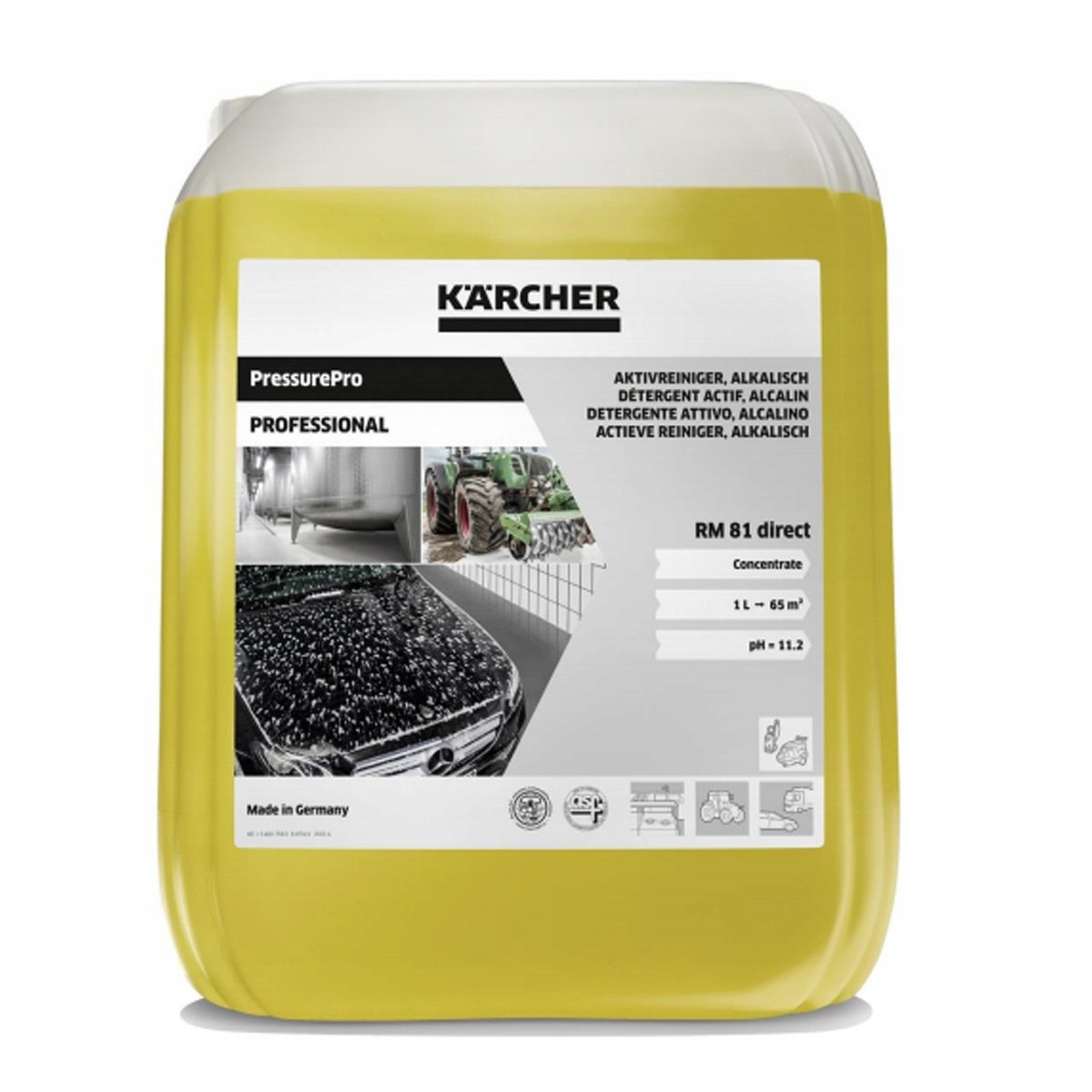 Zdjęcia - Pozostała chemia samochodowa Karcher Rm 81 Direct 10l Aktywny środek czyszczący 