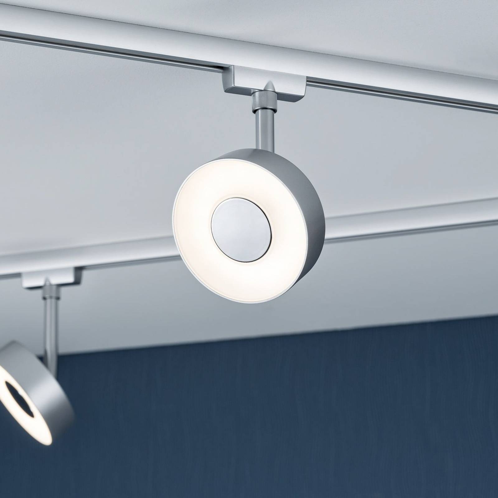 Paulmann URail Circle spot LED white switch chrom