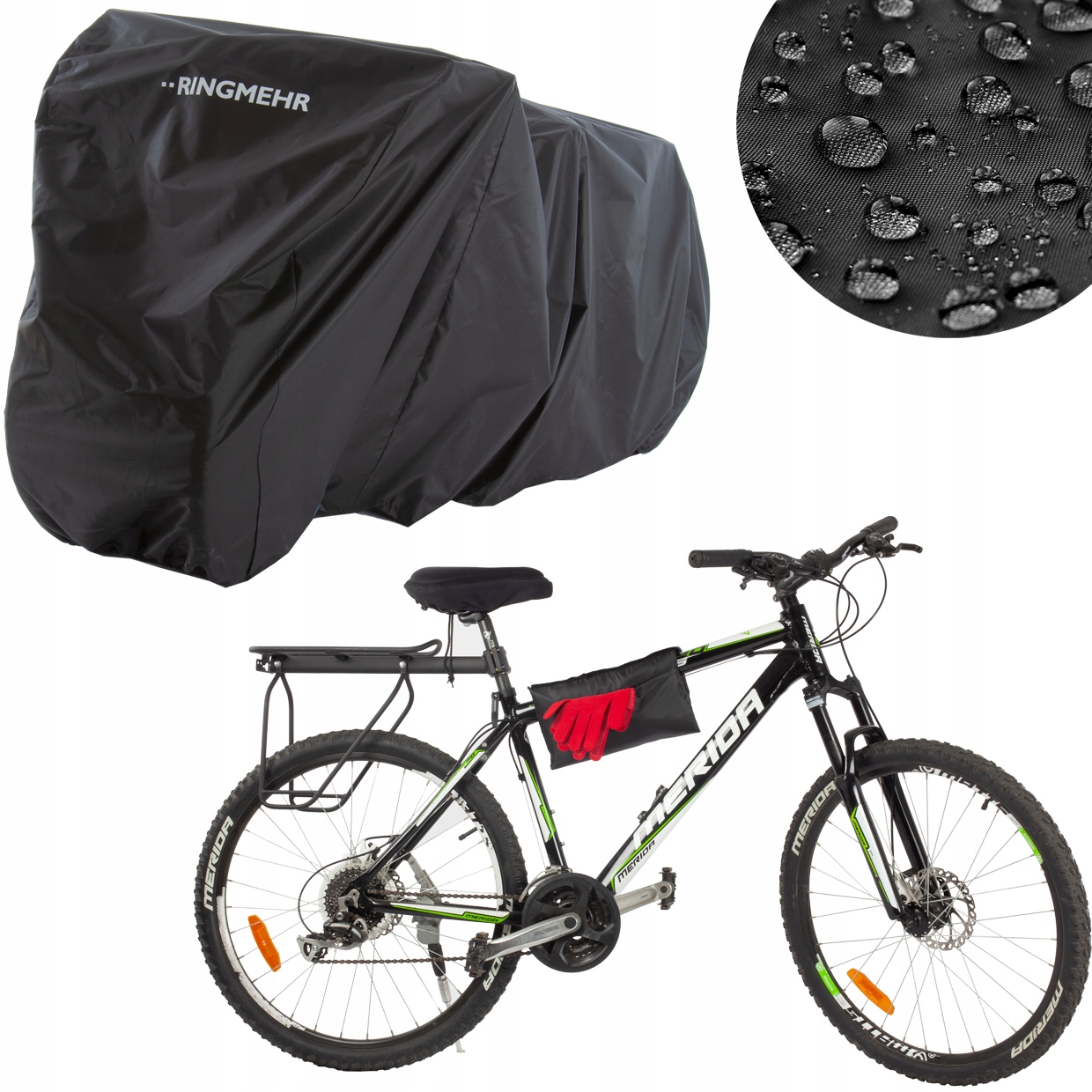Pokrowiec na rower / motocykl + rękawice GRATIS