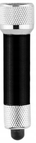 Kieszonkowa Mini Latarka Brelok 5 Led Czarna Black
