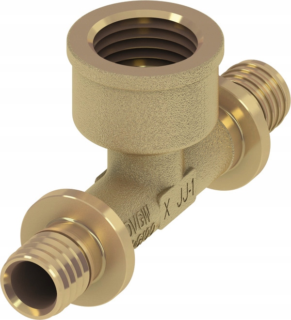 Tece Trójnik mosiężny GW 16 mm x 1/2