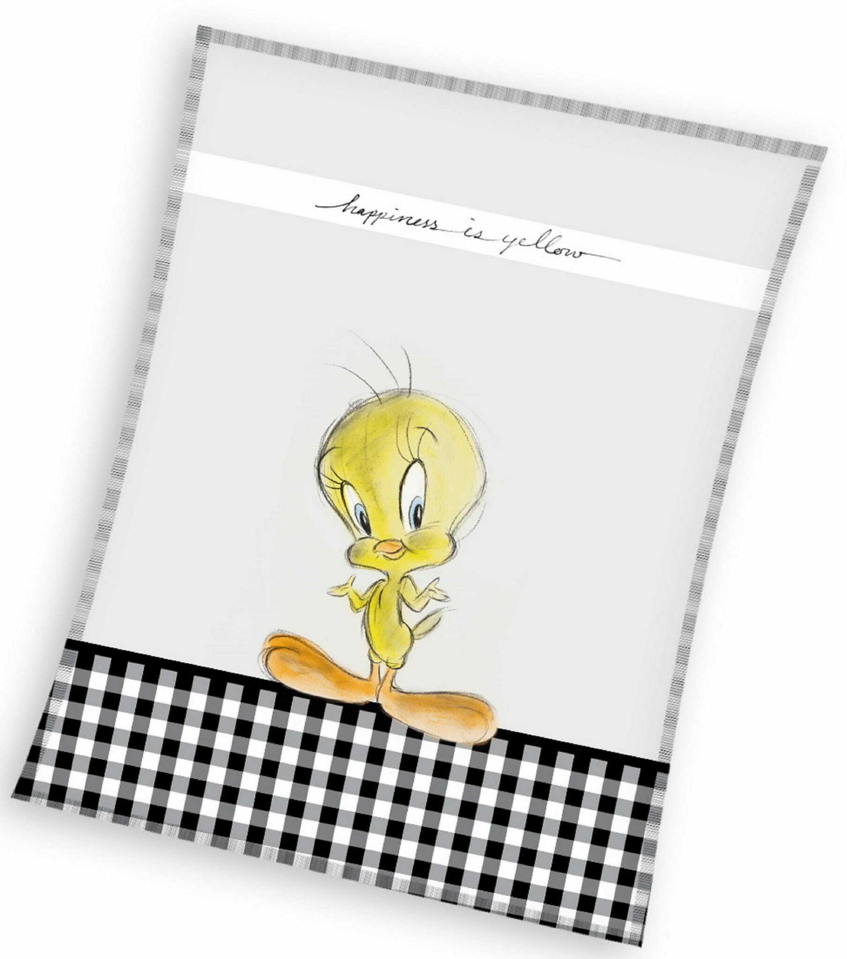 Carbotex koc 130x170 LOONEY TUNES - TWEETY Zaczarowane melodie