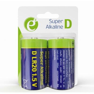 Gembird Bateria alkaliczna LR20 (typ D), 1.5V, 2 s