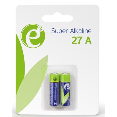 Gembird Energenie Bateria 27A 12V alkaiczna 2-pack EG-BA-27A-01