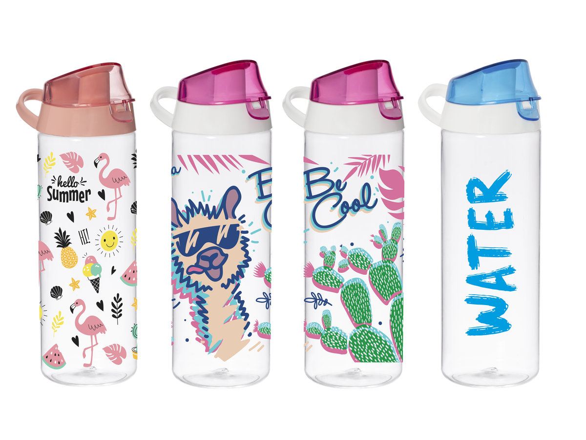 Butelka / bidon z uchwytem Florina Sport 750 ml mix dekoracji