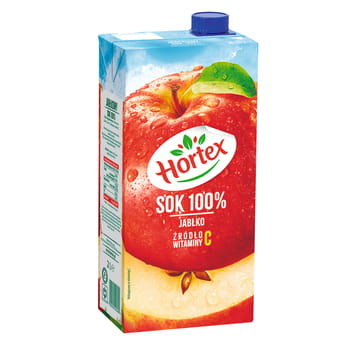 Hortex Sok 100% jabłko karton 2 l