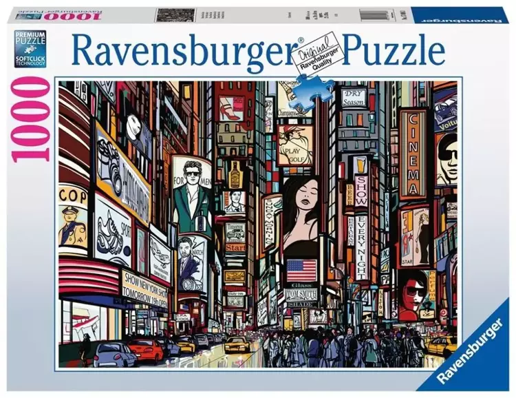 Puzzle 2D, Nowy Jork, 1000 el.