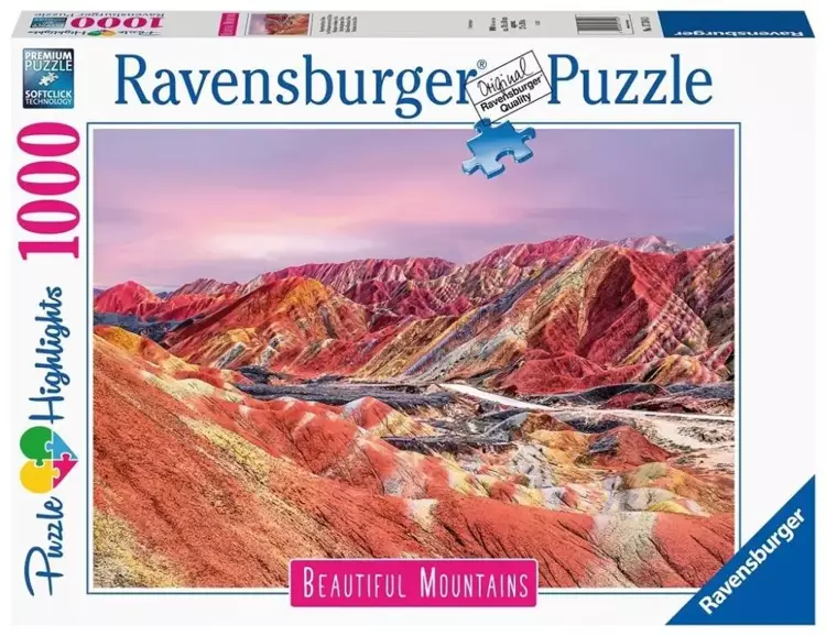 Puzzle 2D, Highlights, Góry Tęczowe, 1000 el.