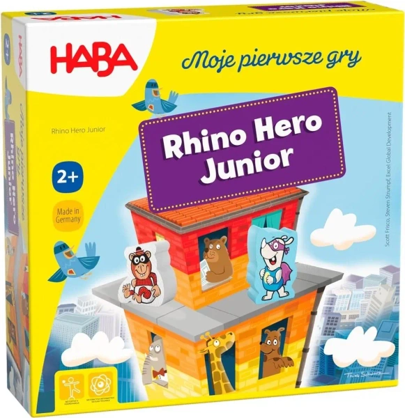 Moje pierwsze gry - Rhino Hero Junior - Haba