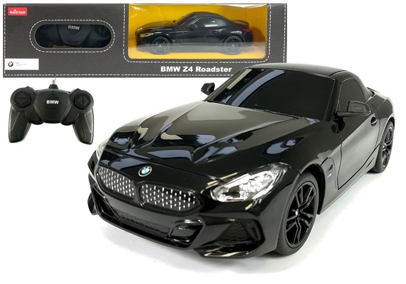 Import LEANToys Auto R/C BMW Z4 Roadster Rastar 1:24 Czarne 4664