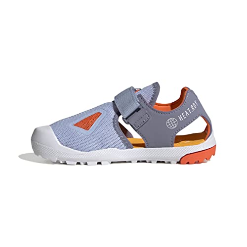 adidas Uniseks - dzieci Terrex Captain Toey 2.0 Sandals, Sandały Silver Violet/Blue Dawn/Solar Gold, 34 EU