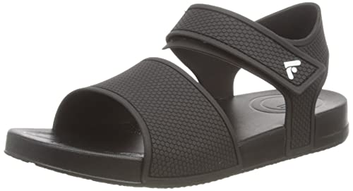 Fitflop Unisex Kid's Iqushion Eergonomiczny tył pasek sandały, czarny, 21 EU