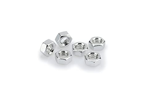 Puig 0863P Blister 6 Nakrętki M8, Kolor Srebrny