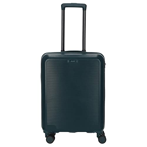 D & N Travel Line 2500-4-rolkowy wózek kabinowy S 55 cm, zielony, Einheitsgröße, Walizka z twardą obudową z 4 kółkami
