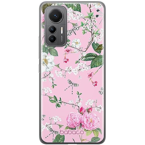 ERT GROUP etui na telefon Xiaomi 12 LITE, case oryginalny i oficjalnie licencjonowany przez Babaco, wzór Flowers 036, optymalnie dopasowane, plecki z TPU