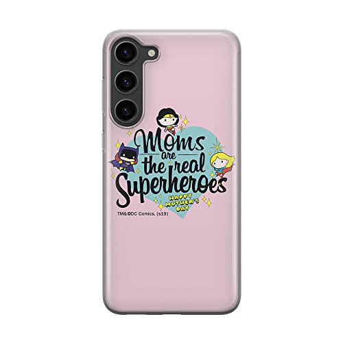 Etui Super Girls 005 DC Nadruk pełny Różowy Producent: Samsung, Model: S23