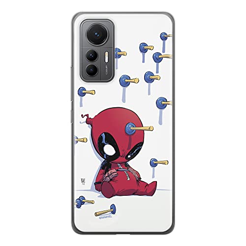Etui Deadpool 005 Marvel Nadruk pełny Biały Producent: Xiaomi, Model: 12 LITE