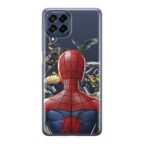Etui Spider Man 004 Marvel Nadruk częściowy Przeźroczysty Producent: Samsung, Model: M53 5G