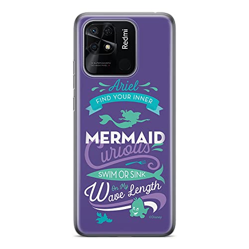 ERT GROUP etui na telefon Xiaomi REDMI 10C, case oryginalny i oficjalnie licencjonowany przez Disney, wzór Ariel 002, optymalnie dopasowane, plecki z TPU
