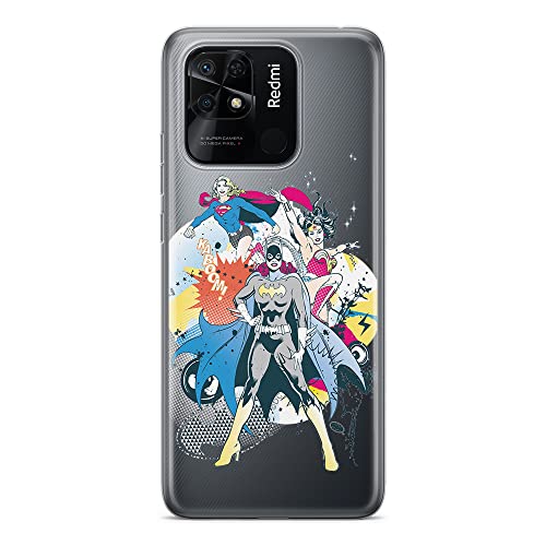 ERT GROUP etui na telefon Xiaomi REDMI 10C, case oryginalny i oficjalnie licencjonowany przez DC, wzór Super Girls 001, optymalnie dopasowane, plecki z TPU częściowo przeźroczyste