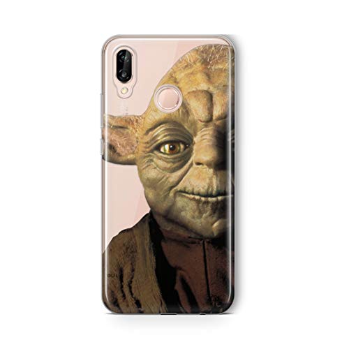 Etui Star Wars dedykowane do Huawei P20 LITE, wzór: Yoda 004 Etui częściowo przeźroczyste, oryginalne i oficjalnie licencjonowane
