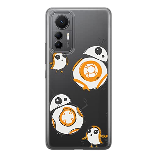 ERT GROUP etui na telefon Xiaomi 12 LITE, case oryginalny i oficjalnie licencjonowany przez Star Wars, wzór BB 8 010, optymalnie dopasowane, plecki z TPU częściowo przeźroczyste