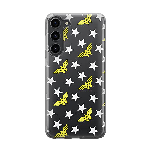Etui Wonder Woman 007 DC Nadruk częściowy Przeźroczysty Producent: Samsung, Model: S23
