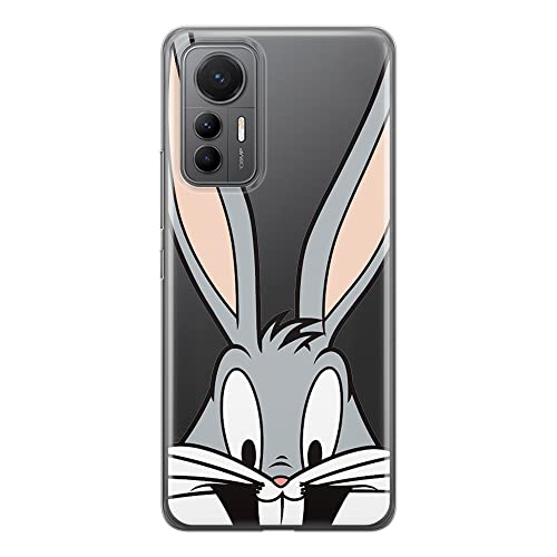 ERT GROUP etui na telefon Xiaomi 12 LITE, case oryginalny i oficjalnie licencjonowany przez Looney Tunes, wzór Bugs 001, optymalnie dopasowane, plecki z TPU częściowo przeźroczyste