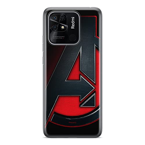 ERT GROUP etui na telefon Xiaomi REDMI 10C, case oryginalny i oficjalnie licencjonowany przez Marvel, wzór Avengers 019, optymalnie dopasowane, plecki z TPU