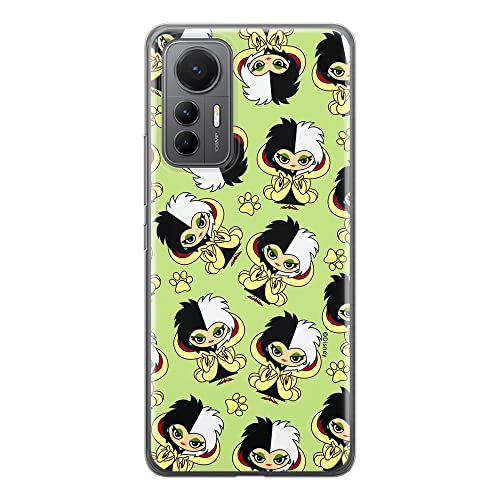 ERT GROUP etui na telefon Xiaomi 12 LITE, case oryginalny i oficjalnie licencjonowany przez Disney, wzór Cruella 007, optymalnie dopasowane, plecki z TPU