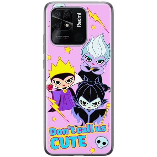 ERT GROUP etui na telefon Xiaomi REDMI 10C, case oryginalny i oficjalnie licencjonowany przez Disney, wzór Disney Villains 003, optymalnie dopasowane, plecki z TPU