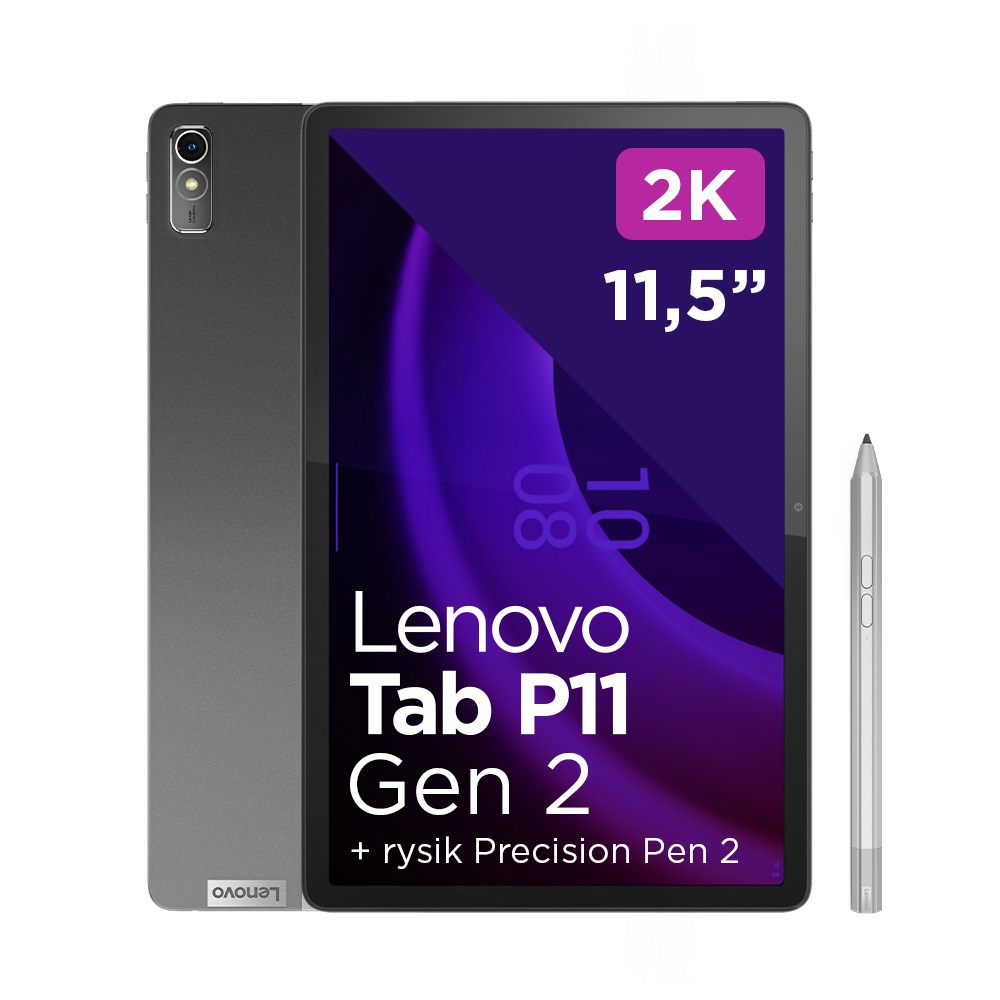 Lenovo Tab P11 6GB/128GB/Android12L/LTE Gen 2 szary ZABG0052PL